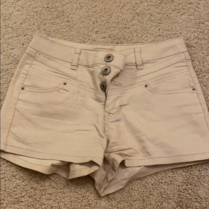 Khaki high wasted jeans